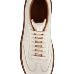 Men Leather Sport Shoes 7610 Bottalato Panna