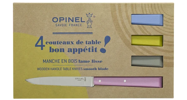 Coffret de 4 couteaux de table N°125 Bon Appétit Campagne