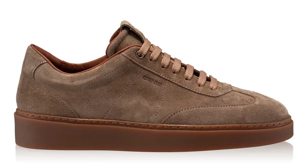 Men Suede Leather Sport Shoes 7610 Crosta Taupe