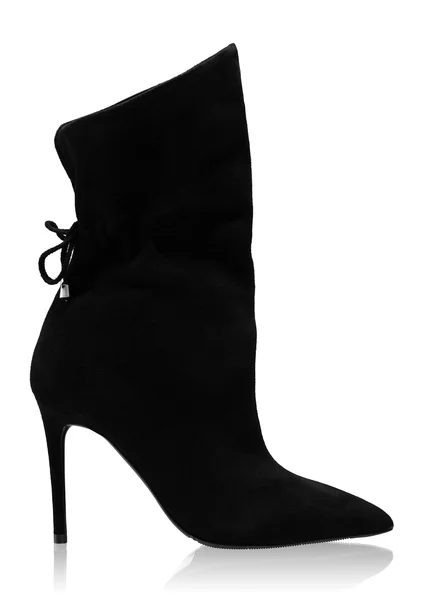 Suede Women Ankle Boots 8153 Camoscio Black