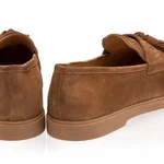 Men Natural Leather Loafers 7628 Crosta Maro