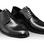 Classic Men Leather Shoes 7635 Vitello Black
