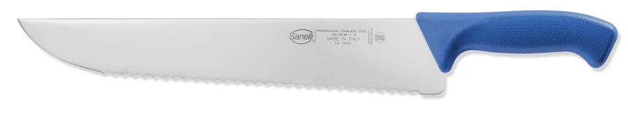 Sanelli Coltello Francese Seghettato Cm.33 Azzurro