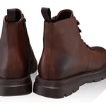 Men Leather Casual Boots 7694 Vitello Brown