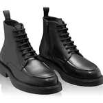 Men Genuine Leather Boots 7677 Vitello Black