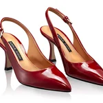 Mid-heel Slingback Pumps 5728 Lac Bordo
