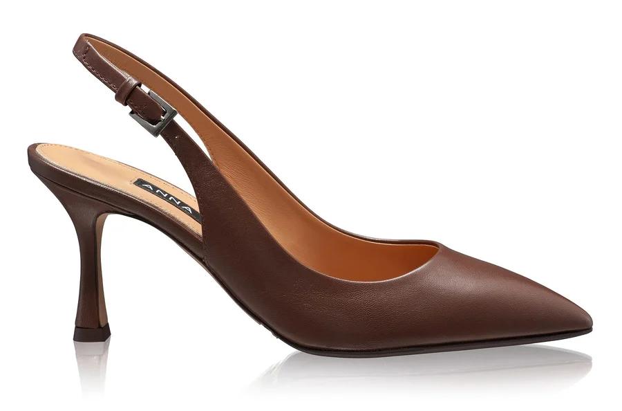 Mid-heel Slingback Pumps 5728 Vitello T.Moro