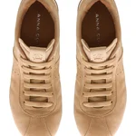 Women leather sport shoes 8327 Camoscio Beige