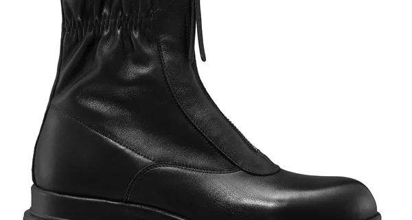 Women's  leather ankle-boots 8257 Vitello Black