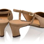 Mid-heel Slingback Pumps 8400 Vitello Cappuccino