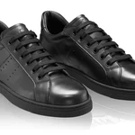 Women Leather Sport Shoes 8330 Vitello Negru