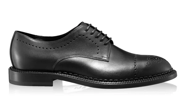 Men Genuine Leather Shoes 7027 Vitello Black