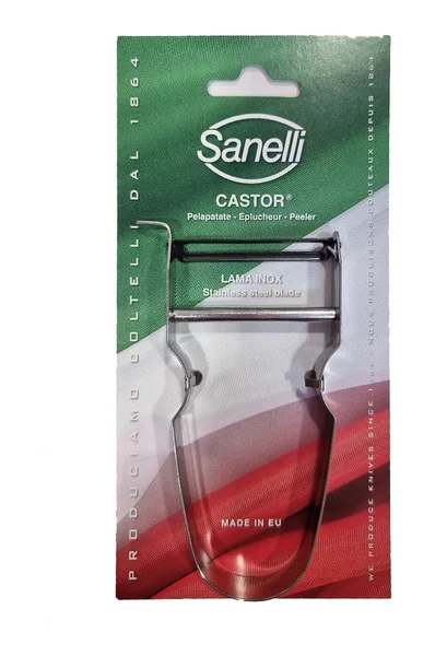 Sanelli Pelapatate Castor Cartoncino Singolo Lama Inox