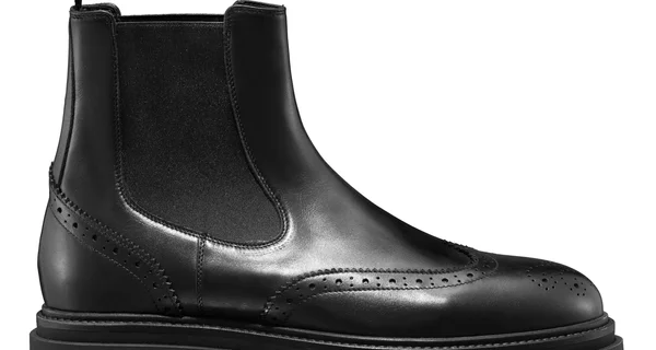 Men Leather Casual Boots 7320 Vitello Black