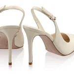 High-heel Slingback Pumps 4417 Vitello Panna