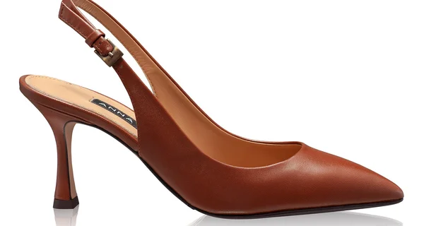 Mid-heel Slingback Pumps 5728 Vitello Maro
