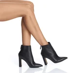 Leather Ankle Boots 7871 Vitello Black