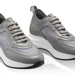 Women's sneakers 8132 Vitello+Gray Mesh