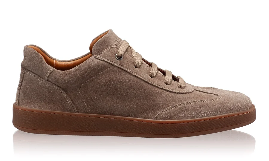Men Natural Leather Sport Shoes 7087 Crosta Taupe