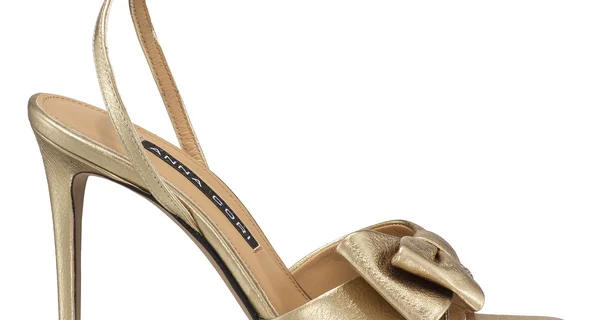 Women Leather Sandals 8486 Laminato Platino