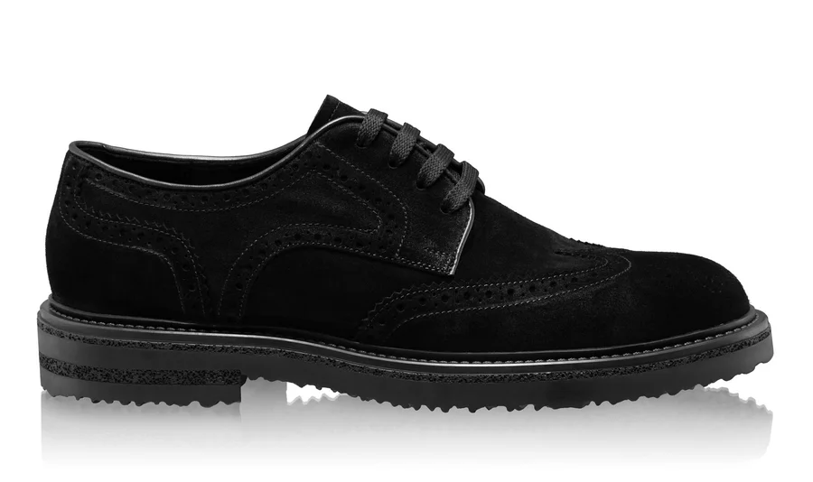 Men Leather Loafers 7740 Crosta Black