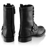 Women Leather Boots 8248 Vitello Black