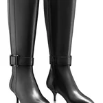 Women Leather Boots 8187 Vitello Black