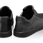 Men Leather Sport Shoes 7087 Bottalato Black