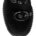 Women Suede Boots 8177 Camoscio+Stretch Black