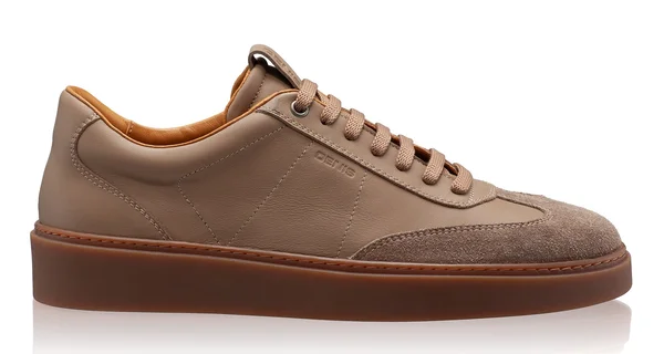 Men Suede Leather Sport Shoes 7610 Vitello+Crosta Bej