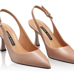 Mid-heel Slingback Pumps 5728 Vitello Nude