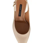 Mid-heel Slingback Pumps 7552 Vitello Beige