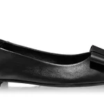 Women Ballerina Flats 7518 Vitello Black