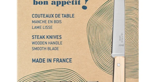 Coffret de 4 couteaux de table N°125 Bon Appétit Charme