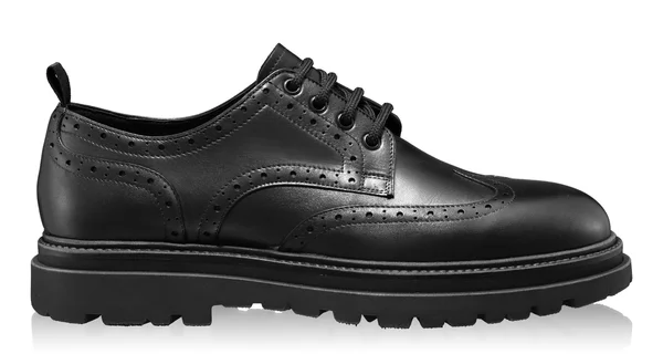 Men Leather Casual Shoes  7319 Vitello Black