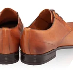 Men Natural Leather Shoes 6856 Vitello Foro Cuoio