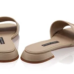 Women Leather Mules 8082 Bottalato+Tess Taupe