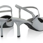 Mid-heel Slingback Pumps 8460 Vitello Gray