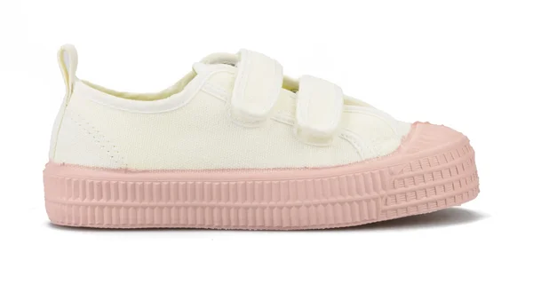 S.M.KID VELCRO 10 WHT/333 PINK