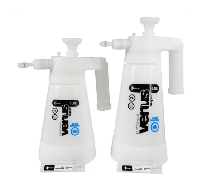 Kwazar Venus Super Food Set Druck Sprühflasche 1,5 + 1,0 Liter - Lebensmittelecht