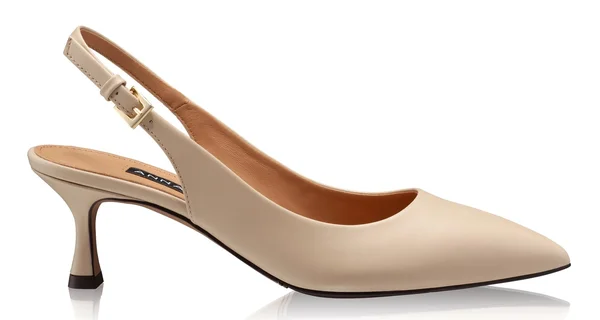Mid-heel Slingback Pumps 7552 Vitello Beige