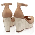 Women's Leather Sandals 8048 Bottalato Cappuccino