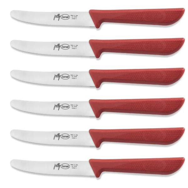 Sanelli Confezione 6 Pz. Tavola Rosso