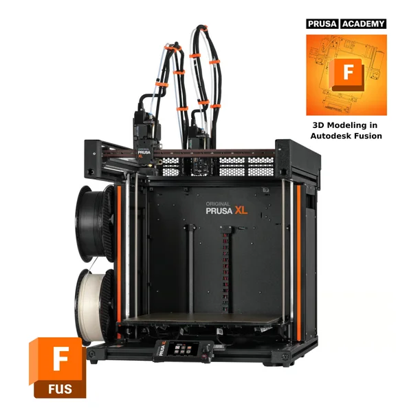 Original Prusa XL Assembled 2-toolhead 3D Printer Autodesk Fusion bundle