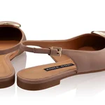 Women Ballerina Flats 7505 Vitello Poudre