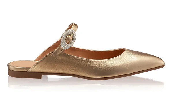 Women Ballerina Flats 8413 Laminato Oro