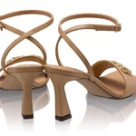 Women Leather Sandals 8469 Vitello Cappuccino