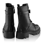 Women Leather Ankle-Boots 8185 Vitello Black