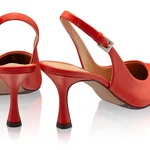 Mid-heel Slingback Pumps 5728 Vitello Orange