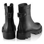 Women Leather Boots 8183 Vitello Black